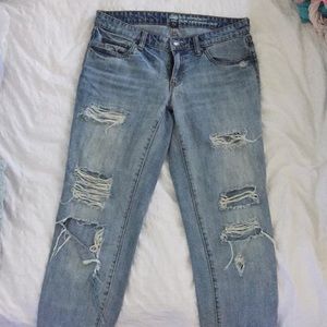 Gap Sexy Boyfriend Fit ripped jeans